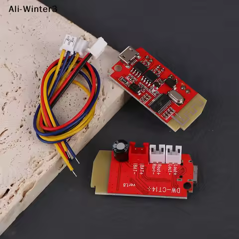CCA4-1PC CT14 Type-C Micro Stereo Bluetooth 4.2 Power Amplifier Board Module 3.7v 5V 5W+5W Mini With