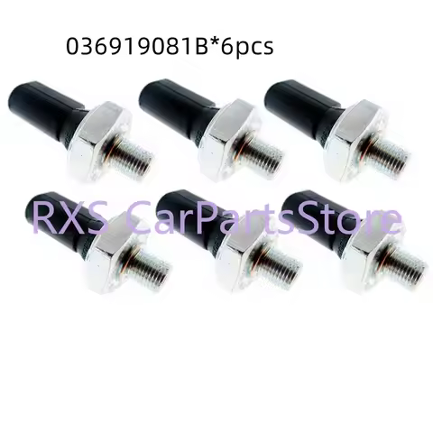 6pcs 0.3-0.6Bar 1.4T 1.6L Oil Pressure Sensor 036919081B for AUDI A4 Q3 A3 VW Polo Golf Tiguan Passa
