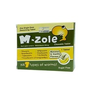 M-ZOLE CHEWABLE TABLET 1'S (SMALL BOX)