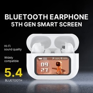 TWS Screen Wireless Bluetooth A9 Pro Earphones Supper Bass Smart Touch Screen Earbuds with microphon