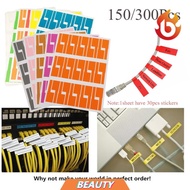 150 300 Pcs Stiker Label Penanda Kabel Jaringan Tahan Air Terlaris
