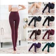 Unisex 480 Denier Opaque Winter Thermal Legging Stirrup/Tights Pants Seluar Ketat Musim Sejuk