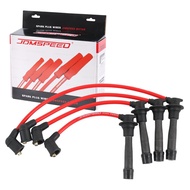 JDMSPEED New Red Ignition Spark Plug Wires Set Replacement for Mazda Miata MX-5 1.6L 1.8L Engines 19