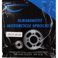 Subakimoto 428 Rear Sprocket Yamaha SRL115 / Lagenda 115 Sprocket Belakang 428-32T  428-33T