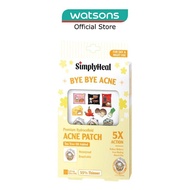 SIMPLY Premium Hydrocolloid Acne Patch Meowlicious (Tea Tree Oil Added, Waterproof & Breathable) 17s