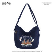 Thesilversky Harry Potter Property Hogwarts Denim Slingbag | Unisex sling bag