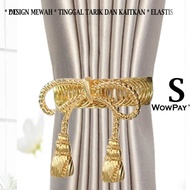 [BNK] Wowpay 1Pcs Luxury Hook Pengait Jepit Horden Gorden Emas Gold