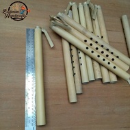 Seruling / Suling Bambu Diatonis Lubang 6 Tinggi 30Cm