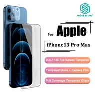 Nillkin 2-in-1 HD Full Cover Tempered Glass For iPhone 13 Pro Max Anti-Scratch Full Screen Tempered Glass + Camera Protective Film for iPhone 13 Pro Max