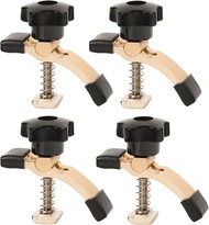 LUNYEE 2/4PCS Mini Hold Down Clamp Kit CNC Router Clamp for Woodworking and Metalworking Compatible 