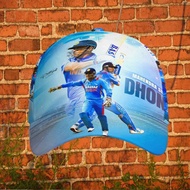 Mahendra Singh India Cricket Custom All-Over Print Baseball Cap, Limited Edition Blue Jersey Action 
