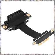 [Z F L U] PCIE X1 Riser Cable Dual 90 Degree Right Angle PCIe 3.0 X1 to X1 Extension Cable 8Gbps PCI