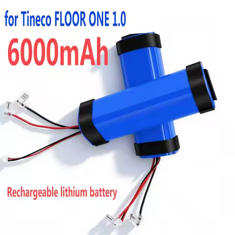 100% origina for Tineco FLOOR ONE 1.0 6000mAh Replacement Vacuum Cleaner Battery For TineCO FLOOR ON