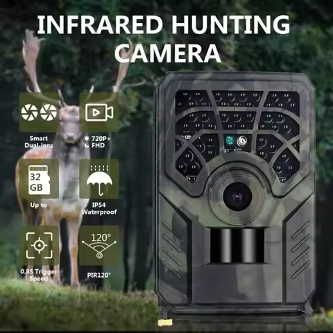 Waterproof Hunting Trail Camera PR300C 20MP HD Infrared Game Videos Camera for Wildlife Observation 