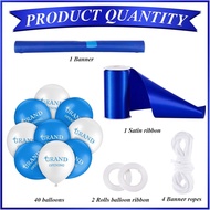 Lewtemi 42 Pieces Grand Opening Decorations Kit Includes 1.5 x 9.8 ft Grand Opening Banner 40 Balloo