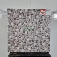 Keramik lantai 40x40 teras kasar motif batu asia oregon grey