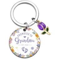 New Grandma Gifts Promoted To Grandma Est 2026 Gift For Nana Gigi First Time Grandmother Birthday Gi