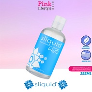Sliquid H2O 255ml pH Balanced Lubricant Couples Use Paraben Free Natural Extracts