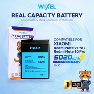 WIXEL Baterai XiaoMi BN53 Redmi Note 9 Pro / Note 10 Pro 100% Real Capacity Batre Batrai Battery HP 