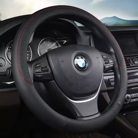 PU Leather Car Steering Cover for Bmw All Car Models E39 E46 E60 E87 E90 F10 F20 X1 X2 X3 X4 X5 X6 I