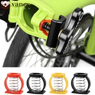 VANES Folding Bike Hinge Clip Spring, C Buckle Spring Bike Spring Hinge Clamp, Knob Adjustment Fixing Easy Free Twist Frame Hinge Clamp Spring Brompton Folding Bike