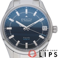 真力時 El Primero Espada 腕錶 40mm 03.2170.4650/21，附錶盒、保固卡，不鏽鋼材質，男士腕錶，黑色，拋光處理，成色極佳 [二手]
