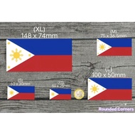 Waterproof Vinyi Glossy 🇸🇽 Philippines 🇸🇽 National Flag Sticker (Free SG Singpost Mailing) + FOC Min