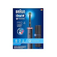 Oral-B 歐樂B 3D電動牙刷 + 旅行盒 + 充電器  PRO4  曜石黑  1組