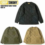 日本預訂 多色選 grip swany gear pocket quilt crew 長袖上衣