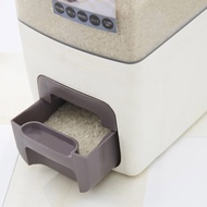 ถังใส่ข้าวสาร แบบลิ้นชัก สไตล์ญี่ปุ่น ความจุ 12 kg ป้อ