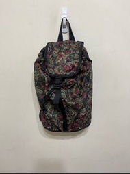 「 二手包 」 LESportsac 後背包（紅綠黑）127