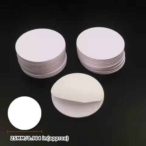 NT/AG213 Coin 25mm 13.56Mhz NFC Sticker Adhesive Coin Cards Tags NFC 213 NFC215 NFC216 PVC Waterproo