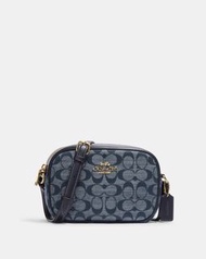 Coach handbag,  bag, 手袋，斜揹袋， crossbody,  camera bag, 細相機袋， 牛仔， denim, c logo