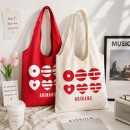 Korean Minimalist Style B-TS ARIRANG Tote Bags, , , SU/GA, , , V, 13TS, Double-Sided Print B-TS ARIR