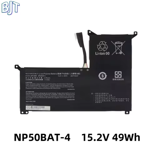 New NP50BAT-4 Laptop Battery For Machenike F117-7 For SCHENKER XMG Focus 16 For Gigabyte G7 KE For C