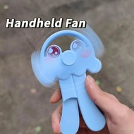 Cartoon Hand Press Fan Summer Cool Handheld Fan Mini Manual Fan Kids Toys