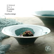 LORA Home JS3 T2 Western Tableware Ceramic Artistic Conception Salad Bowl Western Food Cuisine Bowl 