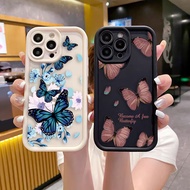 Pretty Purple Retro Butterfly Cover Phone Case For Samsung Galaxy F06 S20 S21 S22 S23 S24 FE S25 NOT