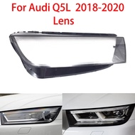 For Audi Q5l Q5 2018-2020 Clear Headlamp Lampshade Headlamp Housing Clear Lens Lampshade Plexiglas H