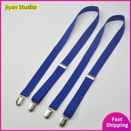 JIYAN2866 Adjustable Elastic Trouser Strap Clamp Solid Color Dacron Trouser Belt Clip Portable Multipurpose Belt Clamp