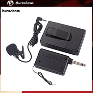 BUR_ Wireless Receiver Lapel Collar Clip Mini Mic System Microphone