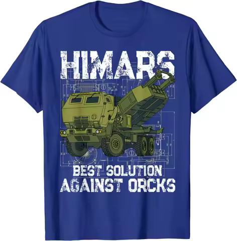 Himars Best Solution Against Orcks Ukraine Army Men T-Shirt Short Sleeve Casual Cotton O-Neck Summer