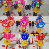 Children's 3-Wheel Bicycle Cartoon Pattern