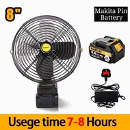 AA 8 in 21V lithium battery fan tent trav car fans metal mini fan outdoor