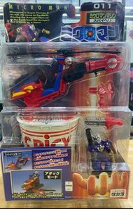 特價 罕有品 Takara 超磁力 MicroMan 011 微星小超人 杯面 直升機 變型