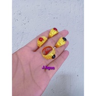 Balinese Brass Ring Men's and Women's Ring