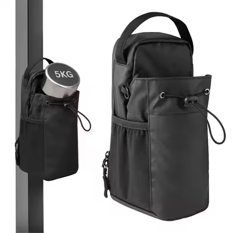 Magnetic Gym Bag Large Capacity Magnetic Carrier Bag With Phone Pocket Portable Gym Water Bottle Pou