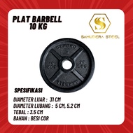 10kg shield-shaped barbell plate weight plate