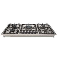 🔥Ready Stock🔥(Lowest price) Stainless Steel Gas Hob/5 Sabaf Burners / Rinnai Gas Hob