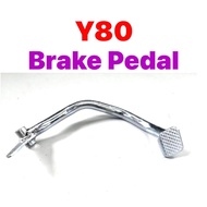 Yamaha Y80 Y88 ET80 V75 Brake Pedal lever local standard Brek Break pedal pemijak kaki besi belakang Y80 Y88 ET80 V75